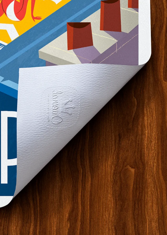 Tampon-015 Affiche Paris Tampon Original Monsieur Z, Tirage d'art,