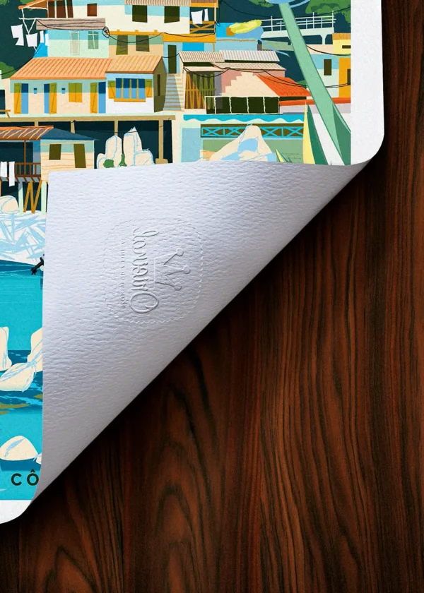 Tampon-018 Affiche Toulon Tampon Original Monsieur Z, Tirage d'art,