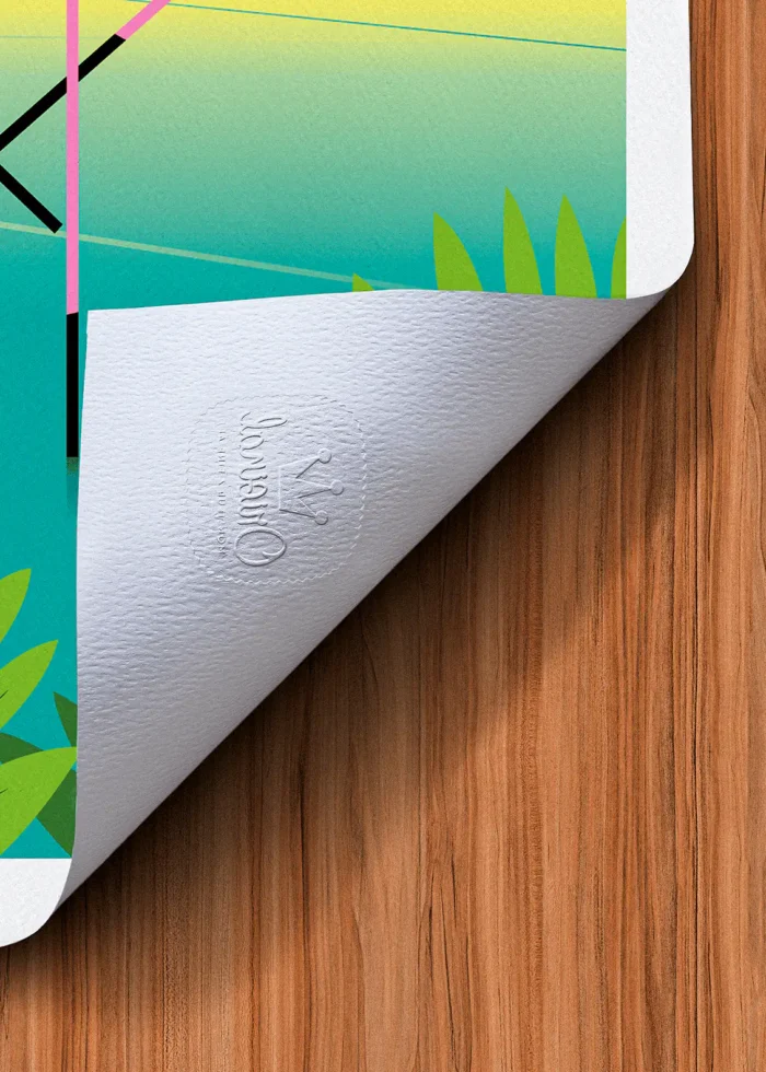 Tampon-028 Affiche hyères Tampon Original Monsieur Z, Tirage d'art,