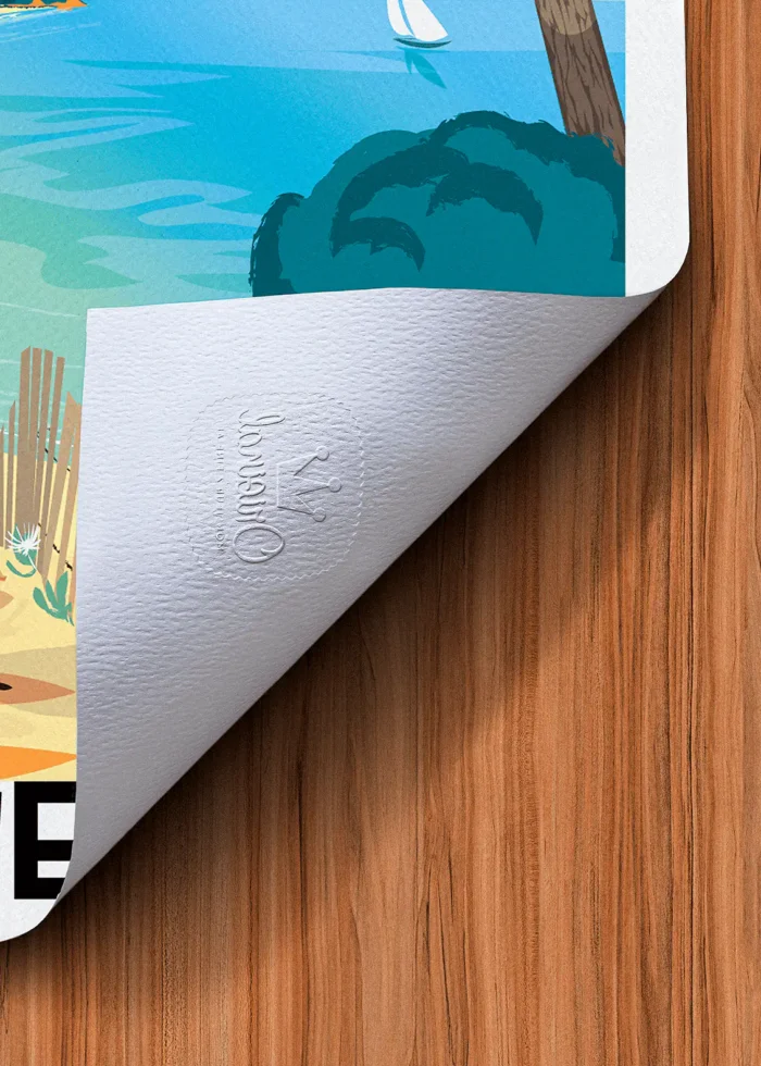 Tampon-029 Affiche Provence Tampon Original Monsieur Z, Tirage d'art,