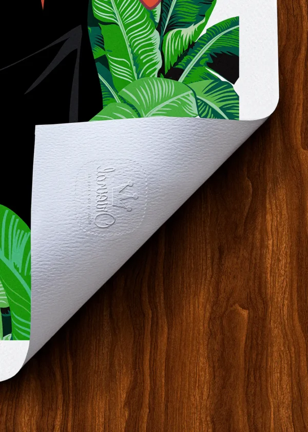 Tampon-032 Affiche jungle Tampon Original Monsieur Z, Tirage d'art,