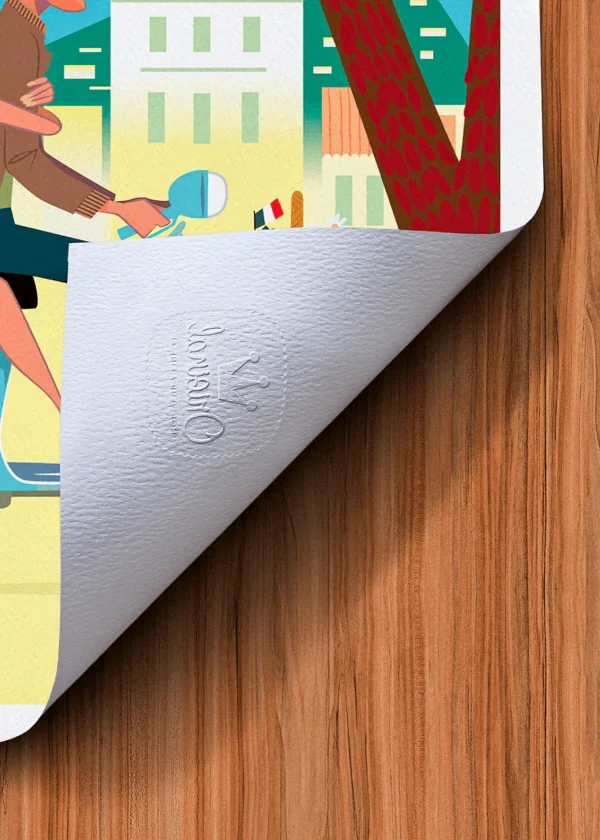 Tampon-043 Affiche Cassis Tampon Original Monsieur Z, Tirage d'art,