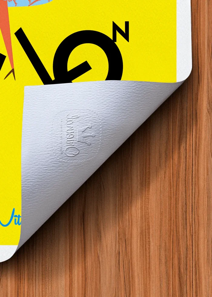 Tampon-044 Affiche Toulon Tampon Original Monsieur Z, Tirage d'art,