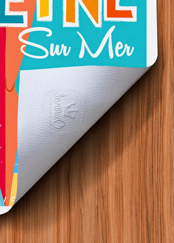 Tampon-049 Affiche la seyne Tampon Original Monsieur Z, Tirage d'art,