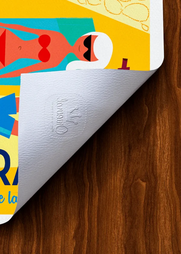 Tampon-051 Affiche le pradet Tampon Original Monsieur Z, Tirage d'art,