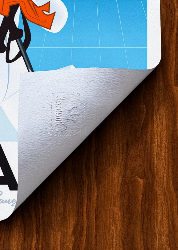 Tampon-055 Affiche Alpes Tampon Original Monsieur Z, Tirage d'art,