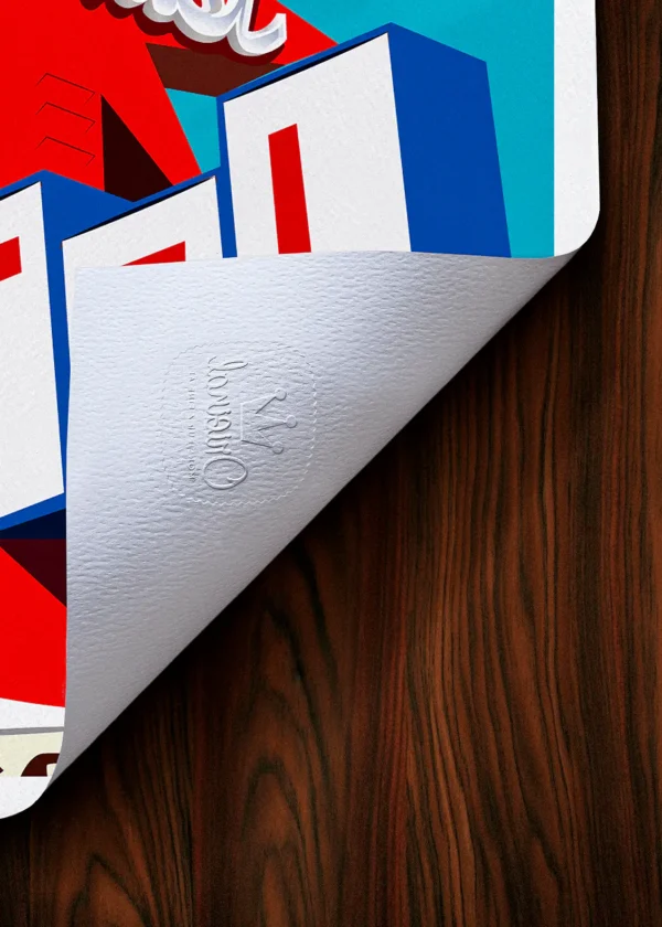 Tampon-056 Affiche enseigne Tampon Original Monsieur Z, Tirage d'art,