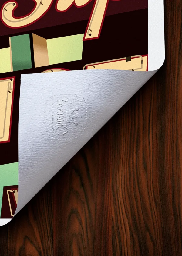 Tampon-057 Affiche enseigne Tampon Original Monsieur Z, Tirage d'art,