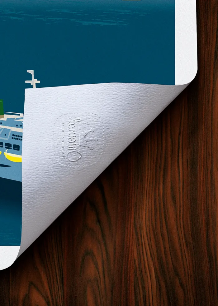 Tampon-058 Affiche hyères Tampon Original Monsieur Z, Tirage d'art,