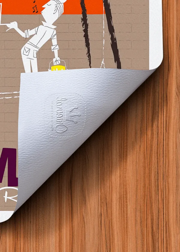 Tampon-062 Affiche Toulon Tampon Original Monsieur Z, Tirage d'art,