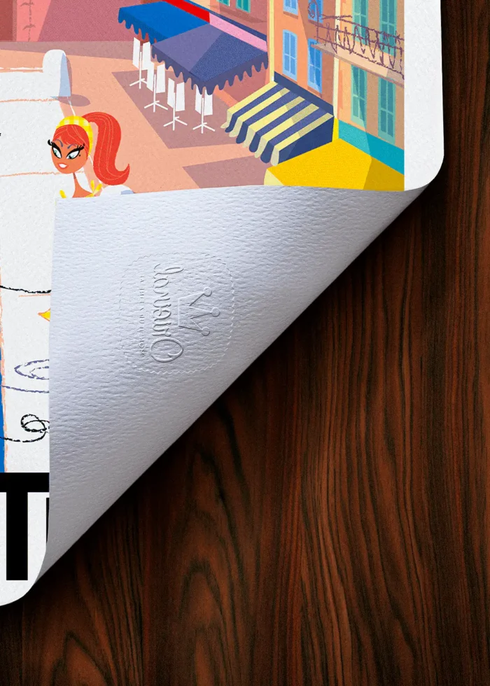 Tampon-064 Affiche samsufi Tampon Original Monsieur Z, Tirage d'art,