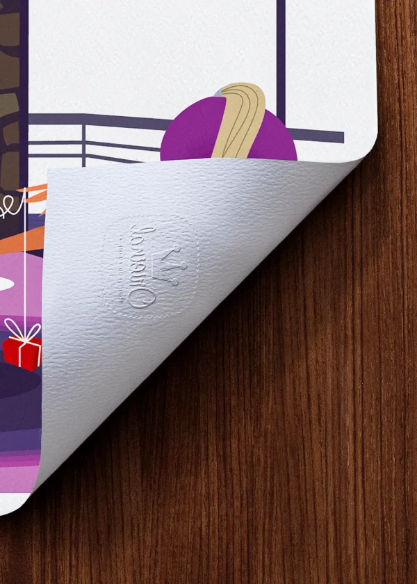 Tampon-072 Affiche Ski Tampon Original Monsieur Z, Tirage d'art,