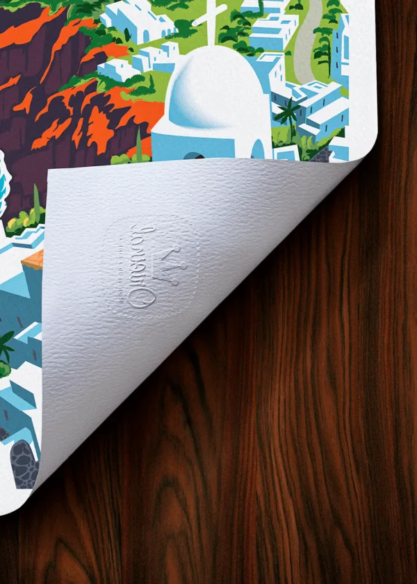 Tampon-076 Affiche Ibiza Tampon Original Monsieur Z, Tirage d'art,