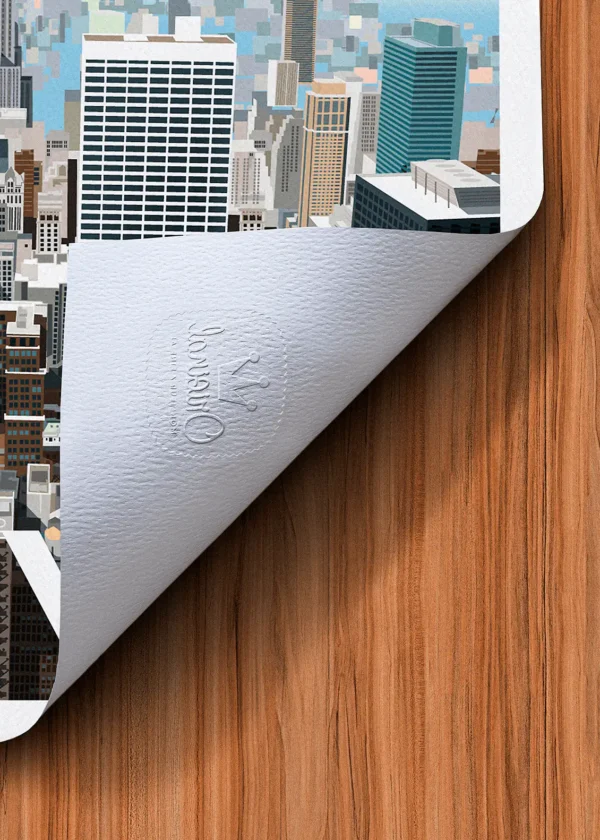 Tampon-080 Affiche New York Tampon Original Monsieur Z, Tirage d'art,