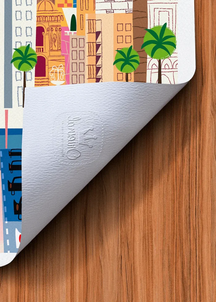 Tampon-084 Affiche Toulon Tampon Original Monsieur Z, Tirage d'art,