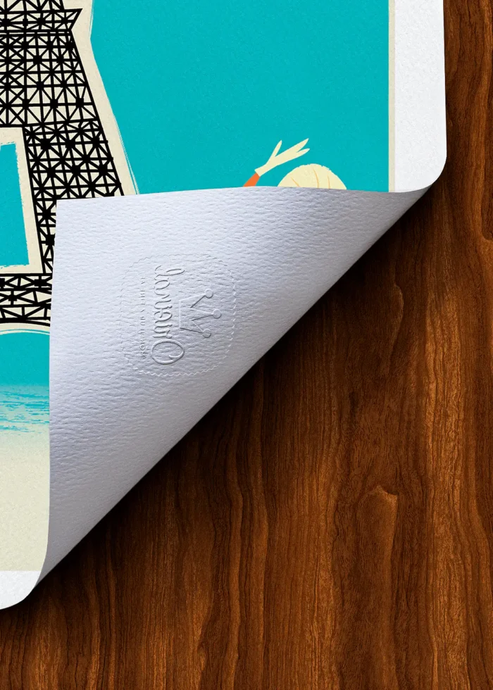 Tampon-086 Affiche Paris Tampon Original Monsieur Z, Tirage d'art,