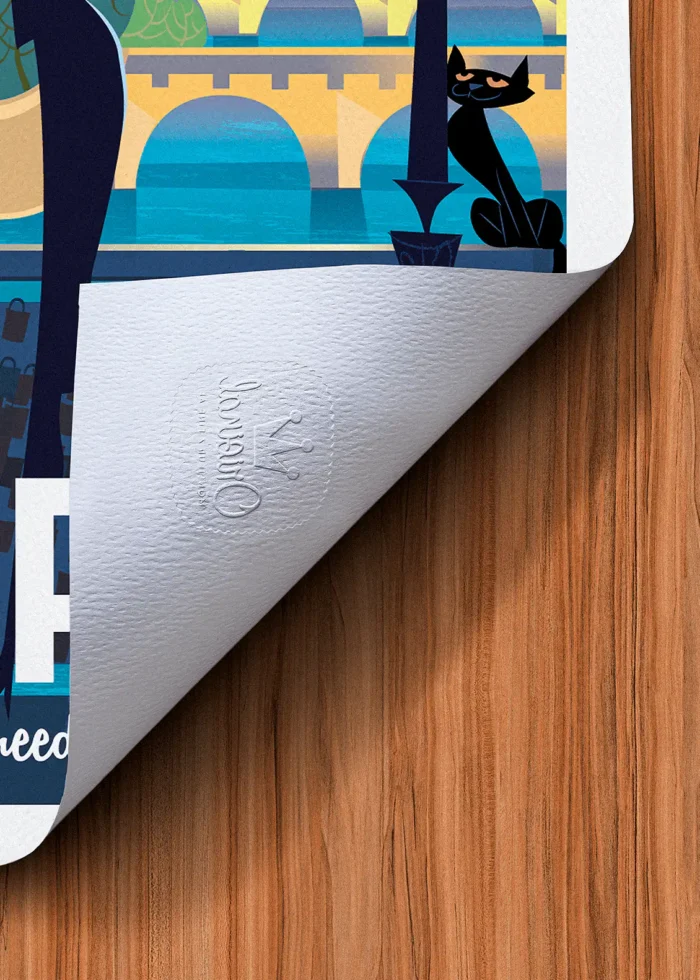 Tampon-090 Affiche Paris Tampon Original Monsieur Z, Tirage d'art,