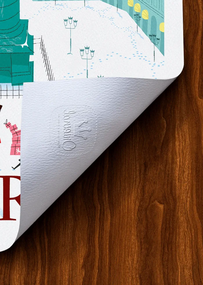 Tampon-091 Affiche Paris Tampon Original Monsieur Z, Tirage d'art,