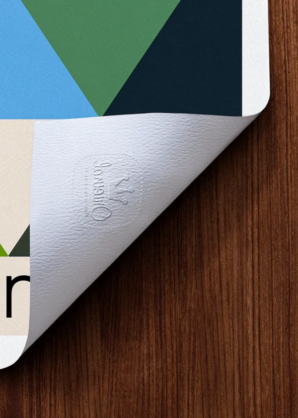 Tampon-094 Affiche Montagne Tampon Original Monsieur Z, Tirage d'art,