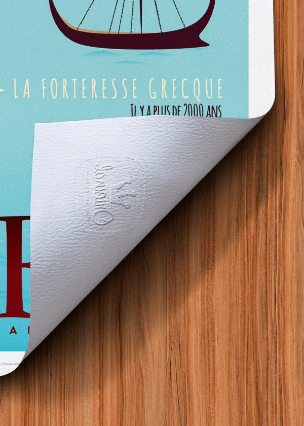 Tampon-098 Affiche Olbia Tampon Original Monsieur Z, Tirage d'art,