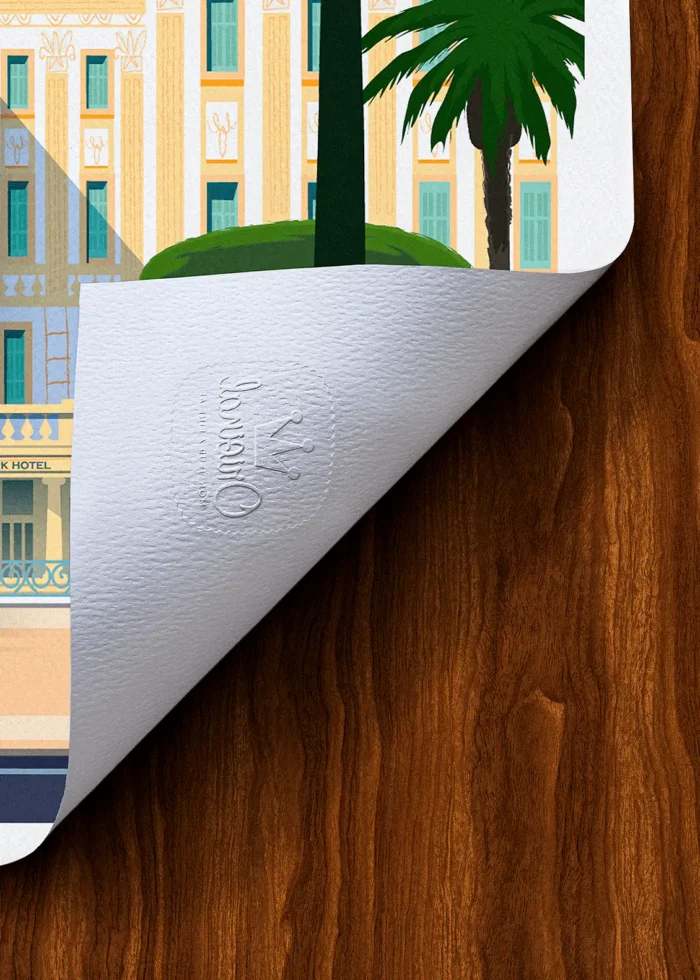 Tampon-115 Affiche hyères Tampon Original Monsieur Z, Tirage d'art,