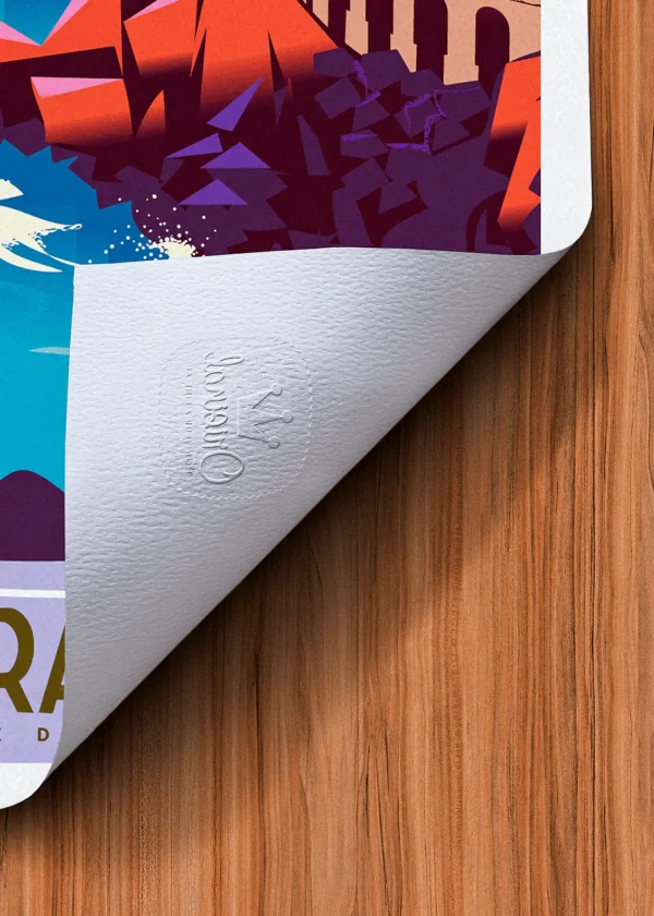 Tampon-116 Affiche Saint-raph Tampon Original Monsieur Z, Tirage d'art,