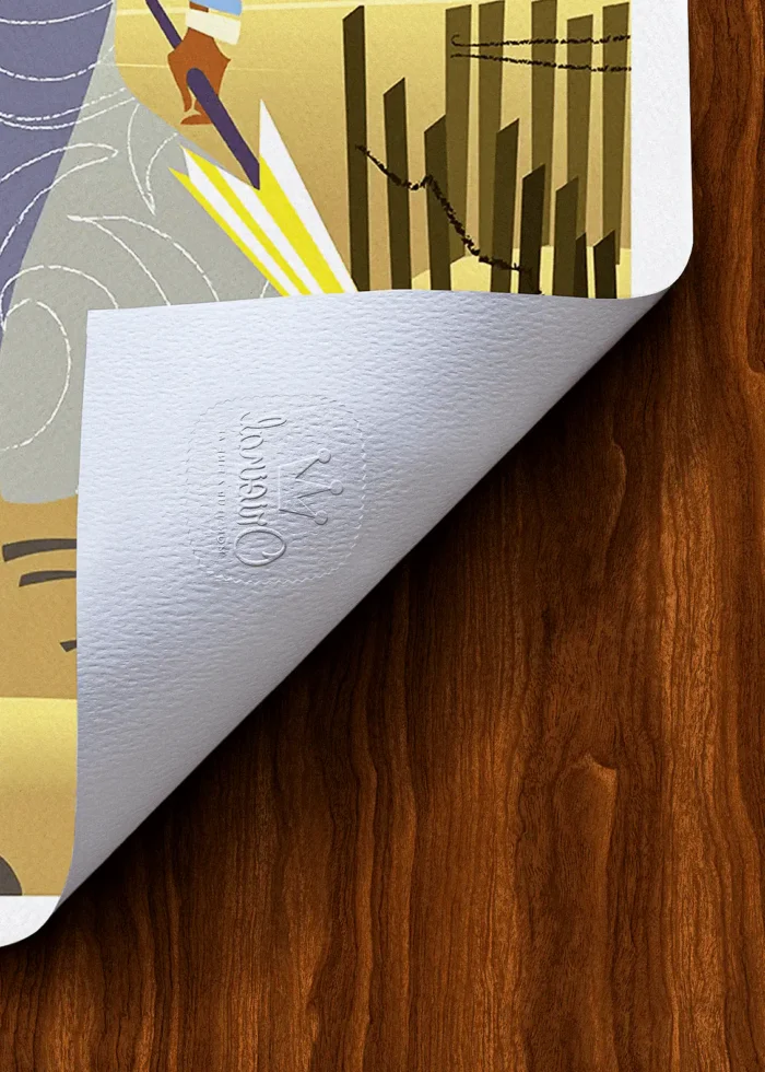 Tampon-121 Affiche hyères Tampon Original Monsieur Z, Tirage d'art,