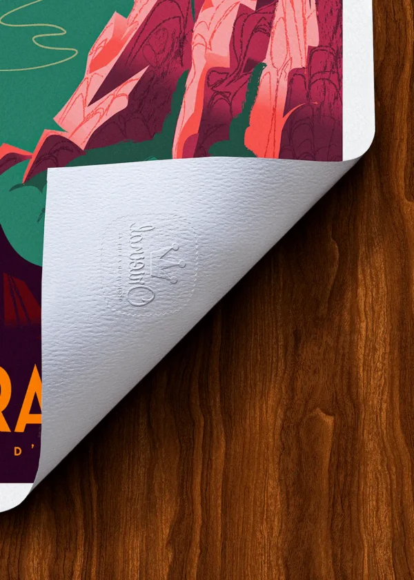 Tampon-122 Affiche Saint-raph Tampon Original Monsieur Z, Tirage d'art,