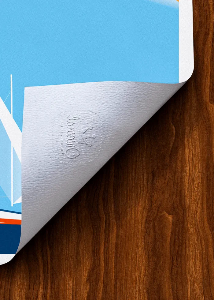 Tampon-133 Affiche Toulon Tampon Original Monsieur Z, Tirage d'art,