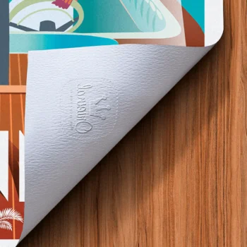 Affiche Cannnes Tampon Original Monsieur Z, Tirage d'art,