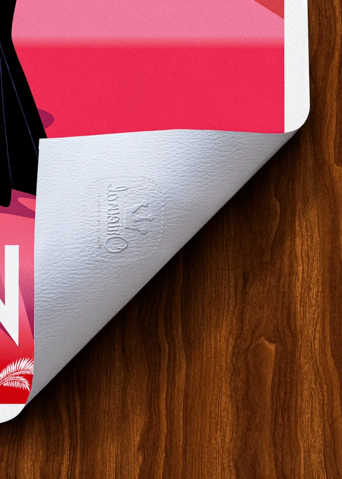 Tampon-137 Affiche Cannes Tampon Original Monsieur Z, Tirage d'art,