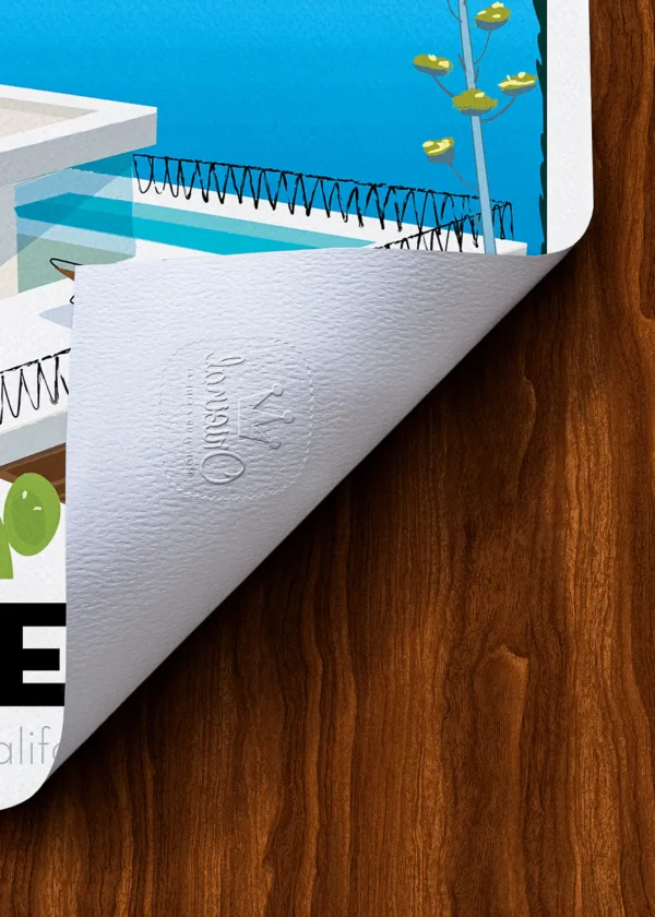 Tampon-143 Affiche carqueiranne Tampon Original Monsieur Z, Tirage d'art,