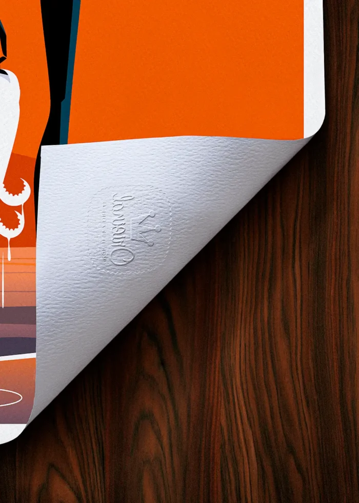 Tampon-161 Affiche Octopussy mode Tampon Original Monsieur Z, Tirage d'art,