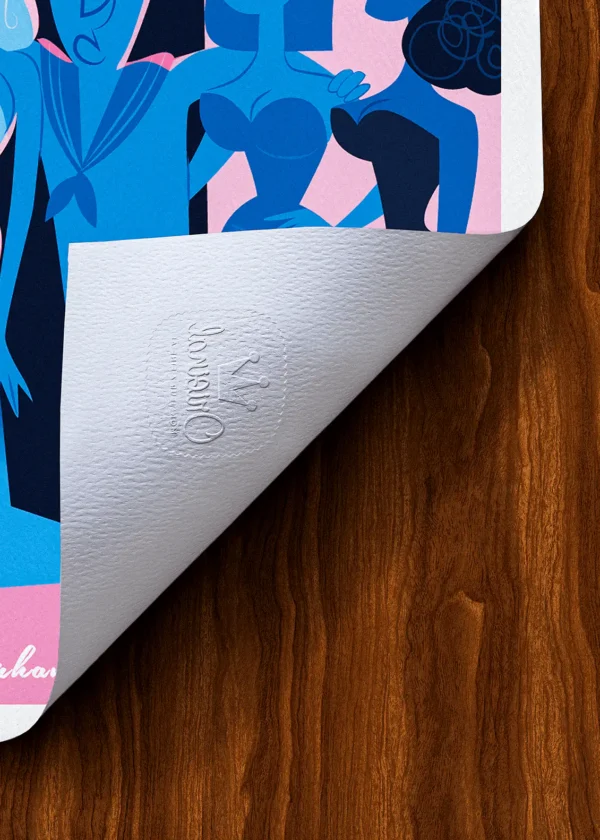 Tampon-163 Affiche Toulon Tampon Original Monsieur Z, Tirage d'art,