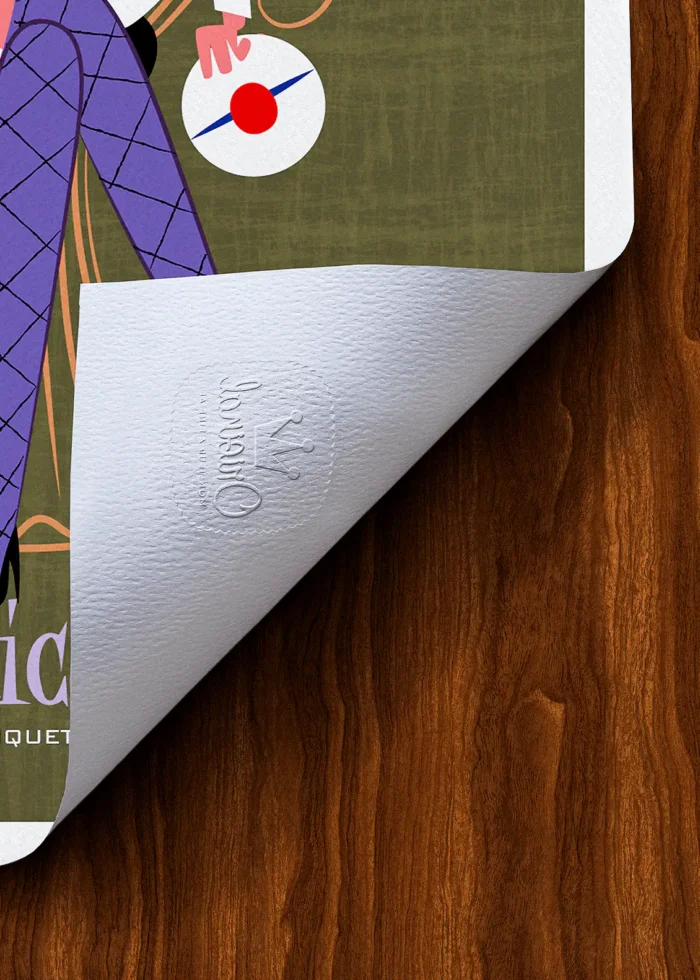 Tampon-167 Affiche Toulon Tampon Original Monsieur Z, Tirage d'art,