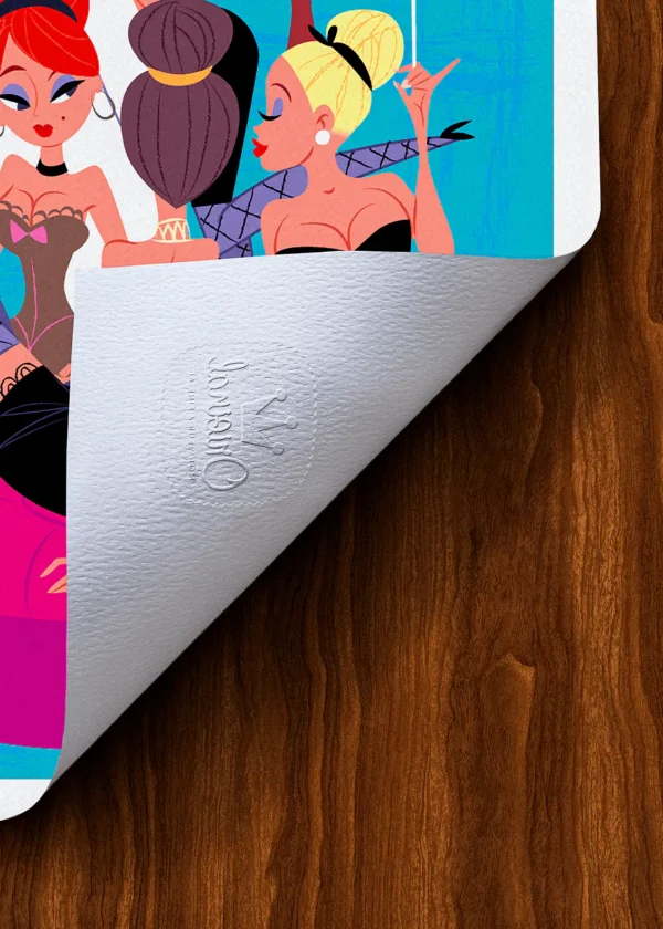 Tampon-169 Affiche Toulon Tampon Original Monsieur Z, Tirage d'art,