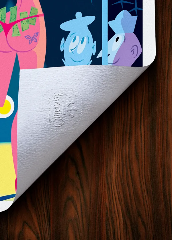 Tampon-170 Affiche Toulon Tampon Original Monsieur Z, Tirage d'art,