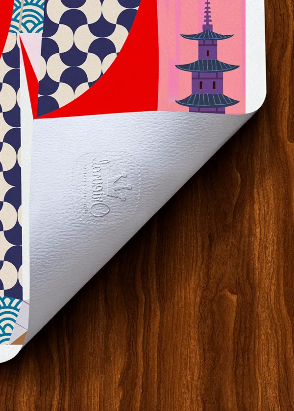 Tampon-173 Affiche Tokyo Tampon Original Monsieur Z, Tirage d'art,