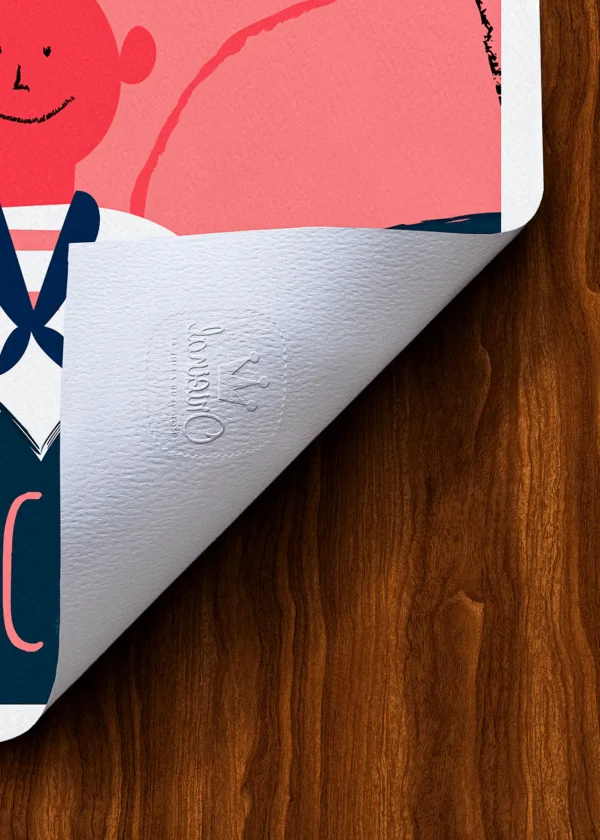 Tampon-174 Affiche Toulon Tampon Original Monsieur Z, Tirage d'art,