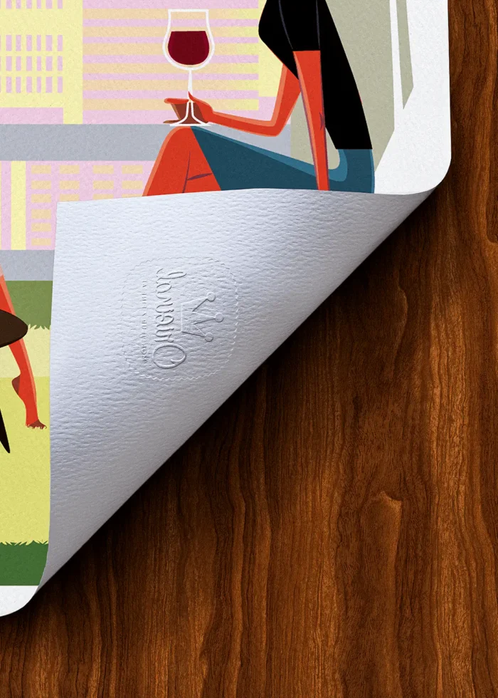 Tampon-178 Affiche Brooklyn Tampon Original Monsieur Z, Tirage d'art,