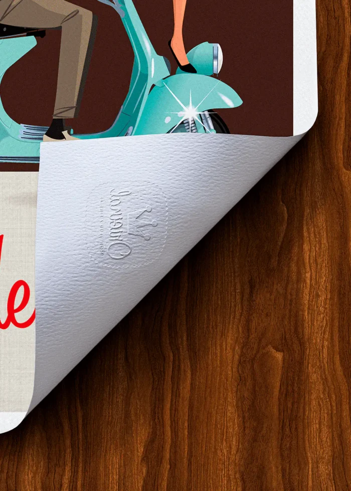 Tampon-198 Affiche Café Tampon Original Monsieur Z, Tirage d'art,