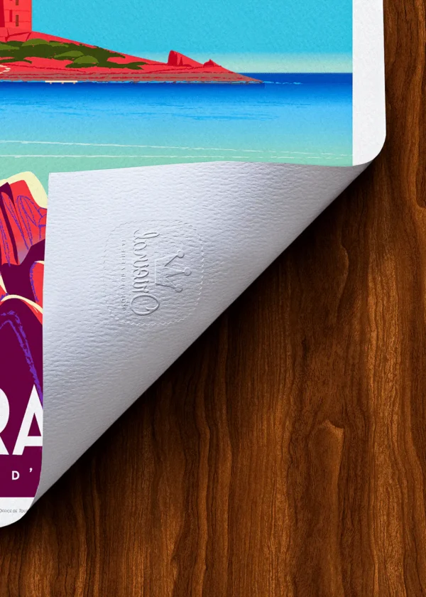 Tampon-208 Affiche Saint-raph Tampon Original Monsieur Z, Tirage d'art,