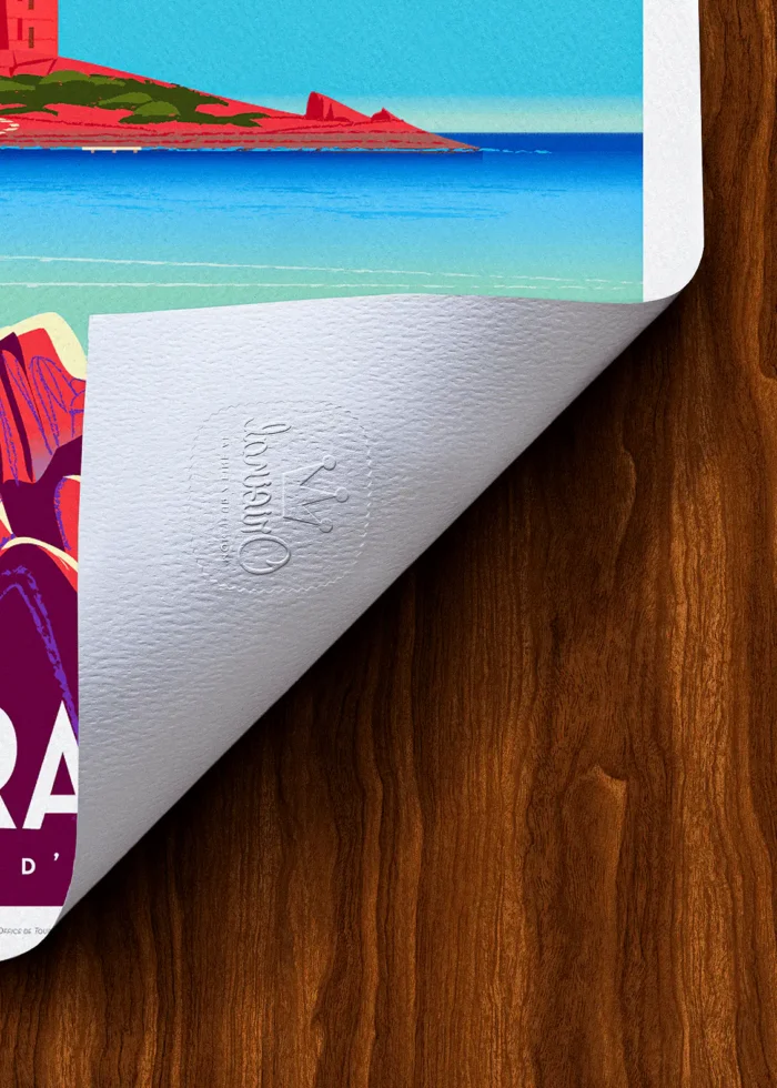 Tampon-208 Affiche Saint-raph Tampon Original Monsieur Z, Tirage d'art,