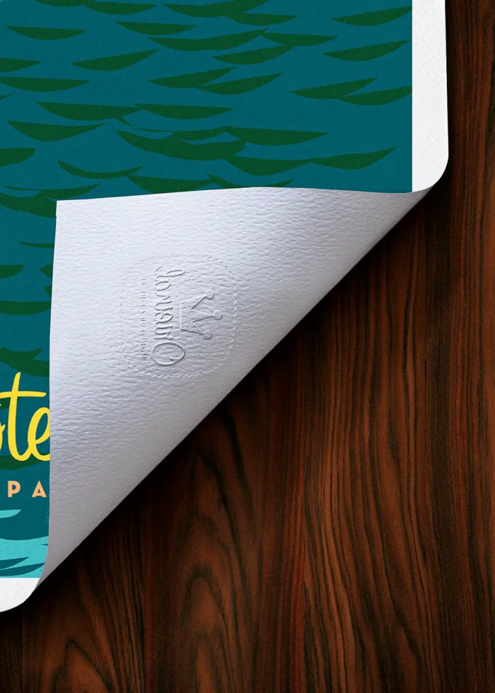 Tampon-209 Affiche Tampon Original Monsieur Z, Tirage d'art,