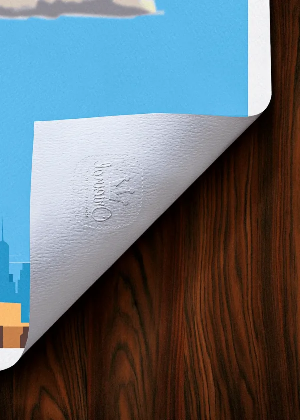 Tampon-210 Affiche New York Tampon Original Monsieur Z, Tirage d'art,