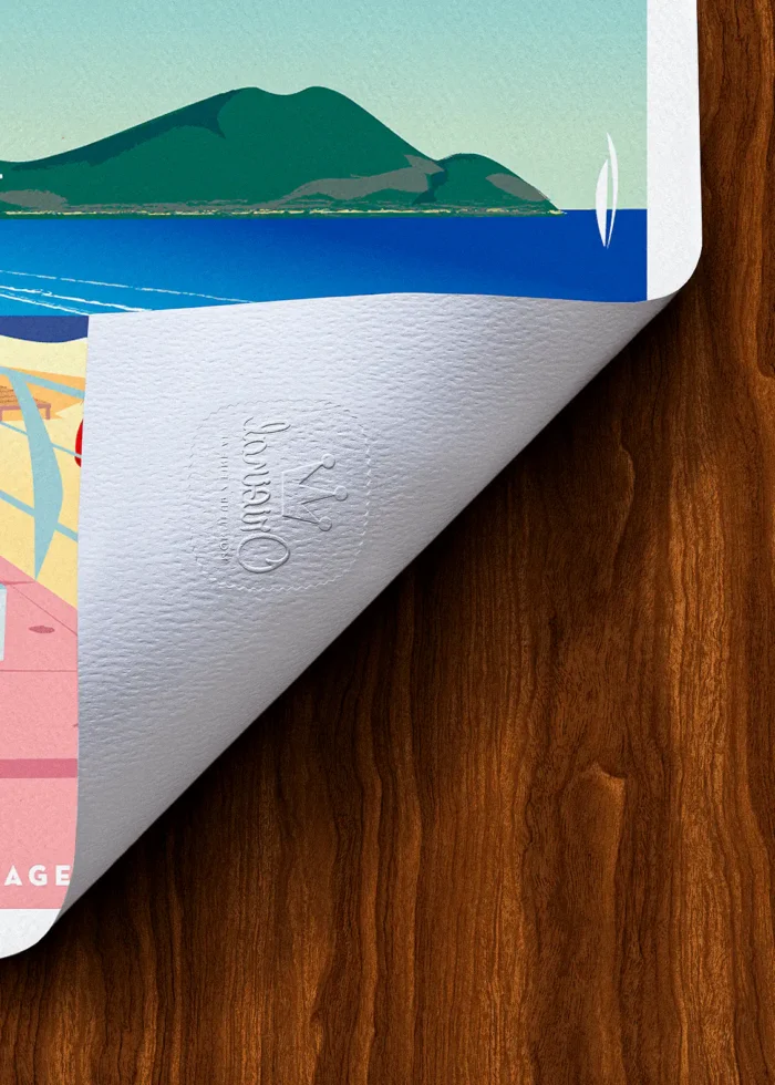 Tampon-214 Affiche Tampon Original Monsieur Z, Tirage d'art,