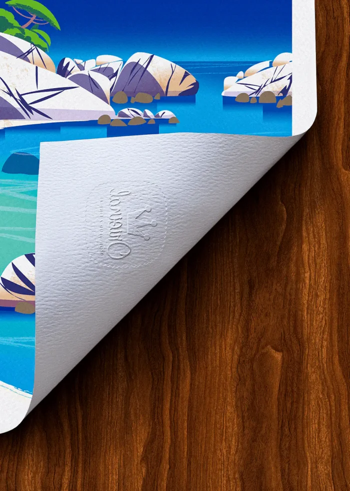 Tampon-221 Affiche Corse Tampon Original Monsieur Z, Tirage d'art,