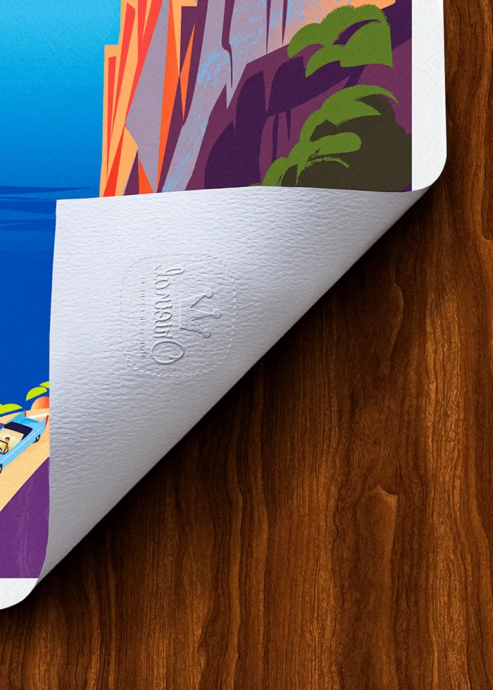 Tampon-223 Affiche Corse Tampon Original Monsieur Z, Tirage d'art,