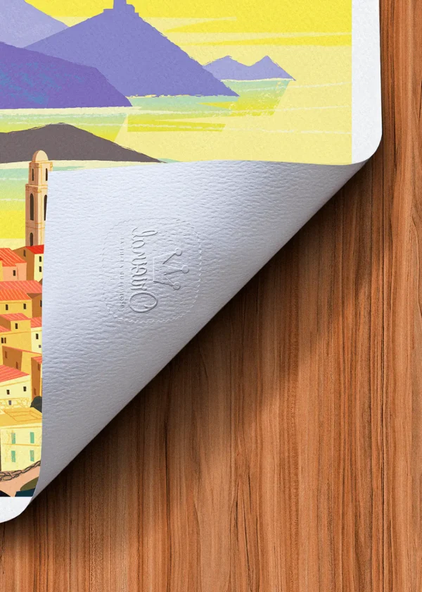 Tampon-226 Affiche Corse Tampon Original Monsieur Z, Tirage d'art,