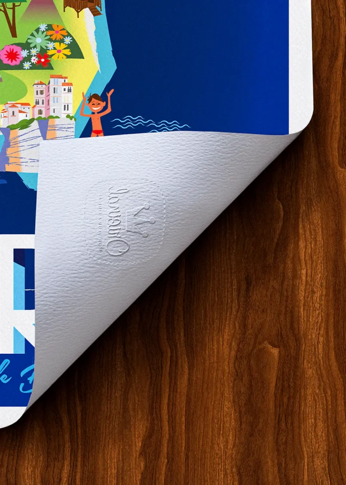 Tampon-227 Affiche Corse Tampon Original Monsieur Z, Tirage d'art,